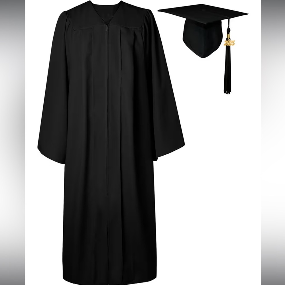 Black Graduation Gown